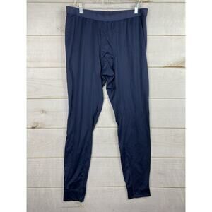 Patagonia Midweight Capilene Base Layer Polartec Pants Mens XL Blue Ski Run